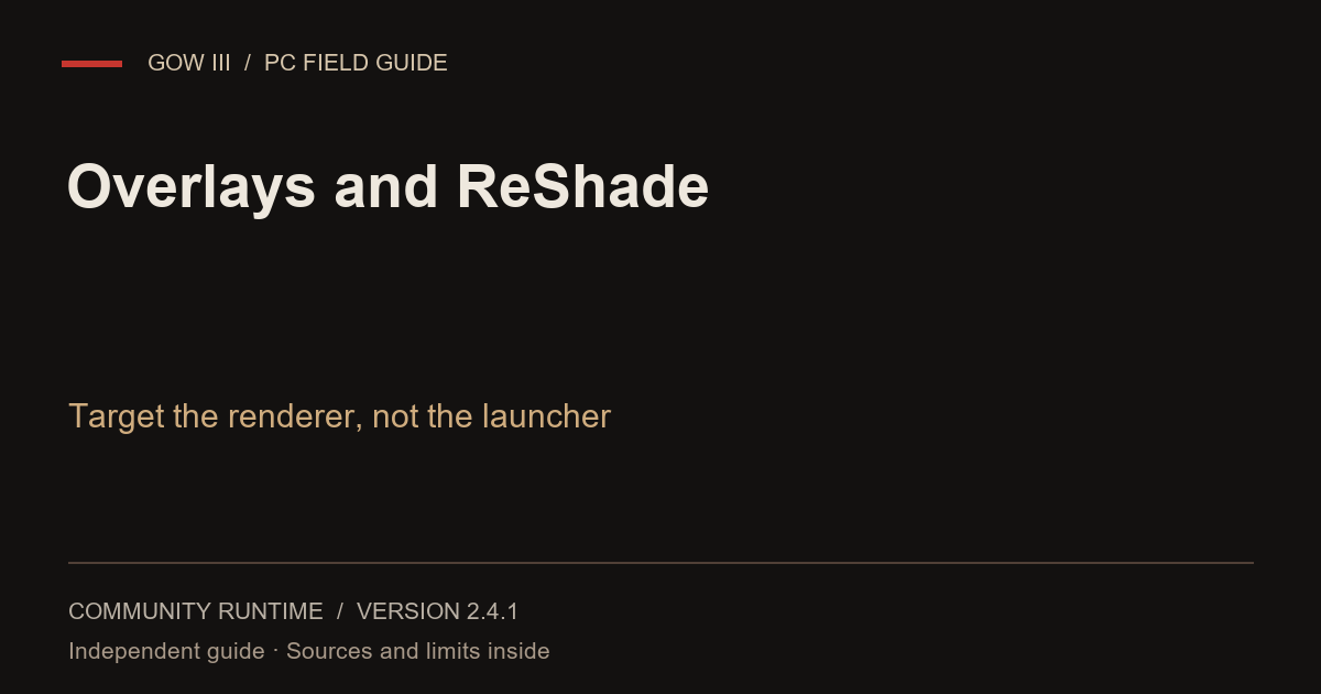 Steam Linux Overlay God of War 3 Remastered PC Overlays & ReShade