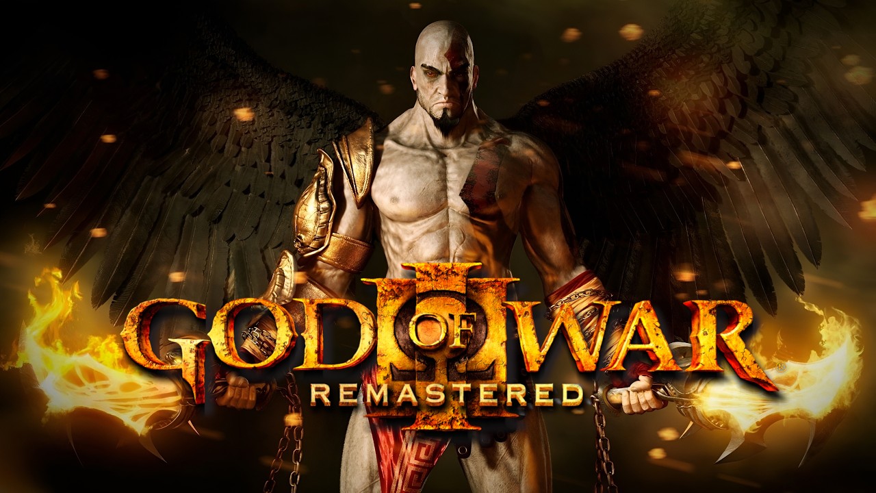 God of War III Remastered ultrawide recording cover showing Kratos and the game title.